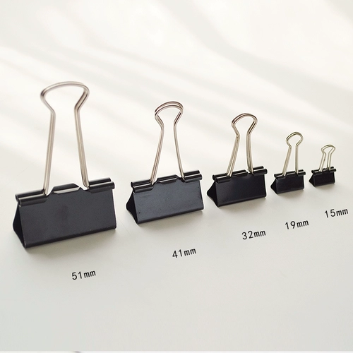 Алмазная черная длинная хвостовая папка Большой труба нажатием 15/11/15/32/41/51 мм анти -хвост папки