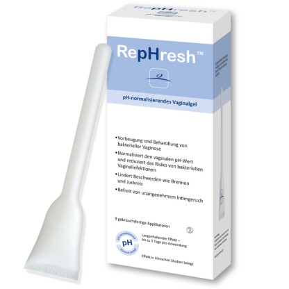  German Rephresh gel regulating Ph bacterial fishy taste Odor Gynecological 9 Support