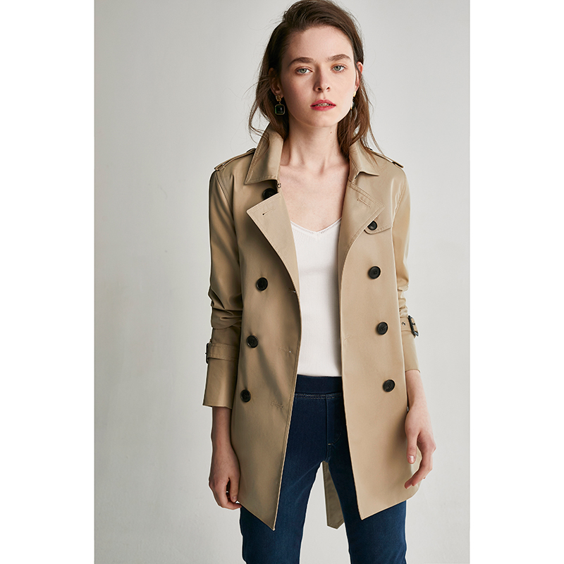 Trench pour femme      en Coton - Ref 3225670 Image 1