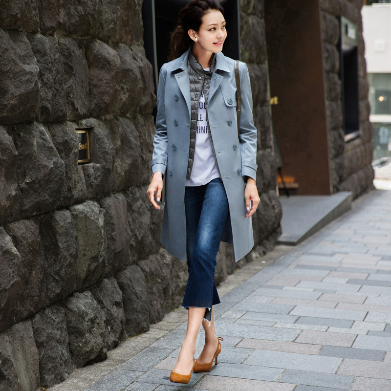 Trench pour femme      en Coton - Ref 3227448 Image 1