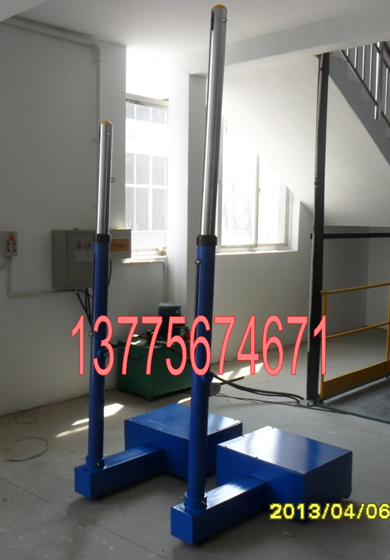 Lifting volleyball column with heavy-duty mobile volleyball column volleyball rack gas volleyball rack beach volleyball rack