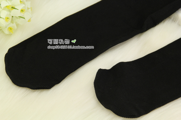 Vớ đùi giả Nhật Bản giả hai mảnh khâu mùa xuân và mùa thu ống cao quần giả vớ đầu gối vớ dài ống nửa mùa thu và mùa đông - Vớ tat dep cho nu