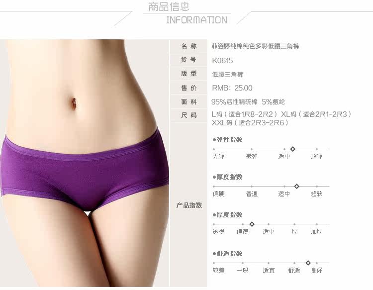 Slip K6015 en coton - Ref 642358 Image 17