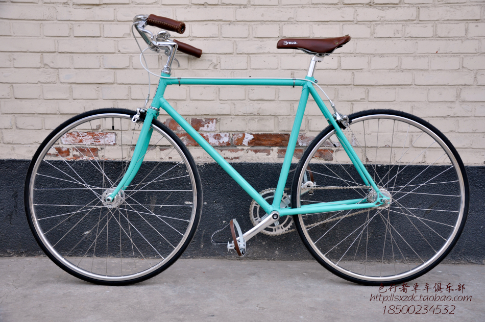 Savorello Savoie retro car Inform bianchi green automatic inner two speed hand brake version LUG copper welding