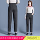 Woolen harem pants women's 2020 autumn and winter pencil pants slim fit and thin Korean version high waist nine-point pants plus size casual pants