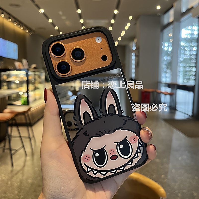 ins Internet Celebrity Labubu Avatar Suitable for Iphone16Pro Max Phone Case Mirror Surface 14 Apple 17Pro Max Anti-Drop Magnetic Protective Case Full Coverage 18 Creative Personality 15 Trendy Brand Fashion ins Internet Celebrity Labubu Avatar Suitable for Iphone16Pro Max Phone Case Mirror Surface 14 Apple 17Pro Max Anti-Drop Magnetic Protective Case Full Coverage 18 Creative Personality 15 Trendy Brand Fashion