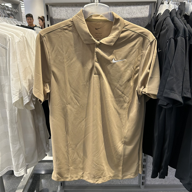 Nike Men's Tennis Short-Sleeved T-Shirt Lapel Polo Shirt Quick-Drying Breathable Sweat-Wicking Sports Dh0857-297