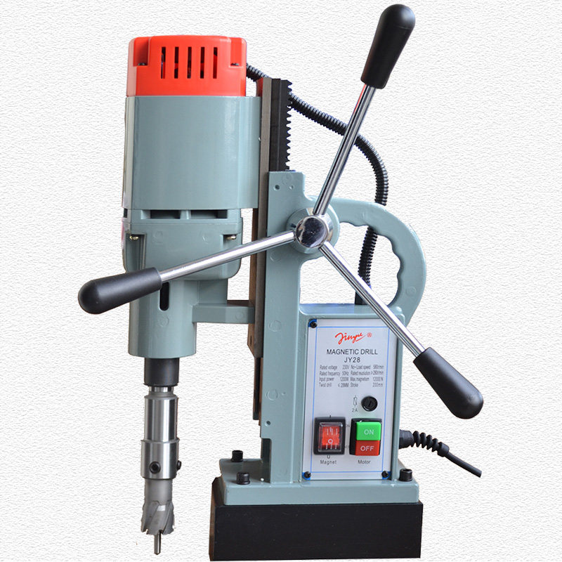 Special price small drilling hole magnetic drill 28mm twist drill magnetic drill heart drilling magnetic base drill multifunctional magnetic electric drill