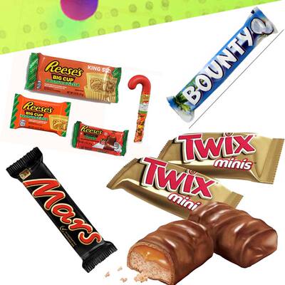 Double cups of Reeses Peanut Twix Filled Chocolate Caramel from the United States