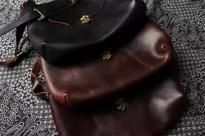 OG Tide Shop HORWEEN 5 5oz Hunter Satchel VISVIM Handmade Cowhide bag Shoulder bag HDK (Sea JUE)