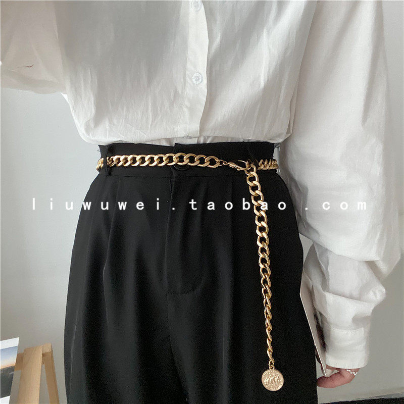 European and American Style Pants Chain Decorative Waist Chain for Women, Punk Style, Versatile and Fashionable, Suitable for Dresses, Shirts, Suits, and Jk Belts — تصویر 1