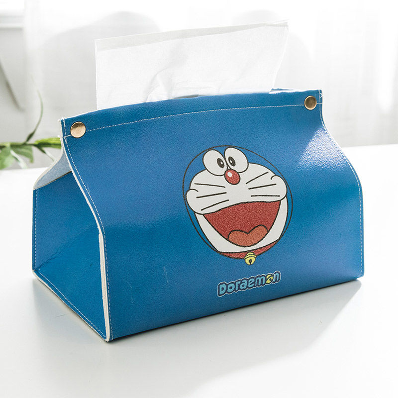 Doraemon dream tissue box modern minimal toilet cartoon instrument station in-car living room creative collection box