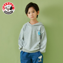 Childrens sweater boys hooded sweater spring and autumn childrens clothes 2022 new autumn clothes are handsome trendy and fashionable.