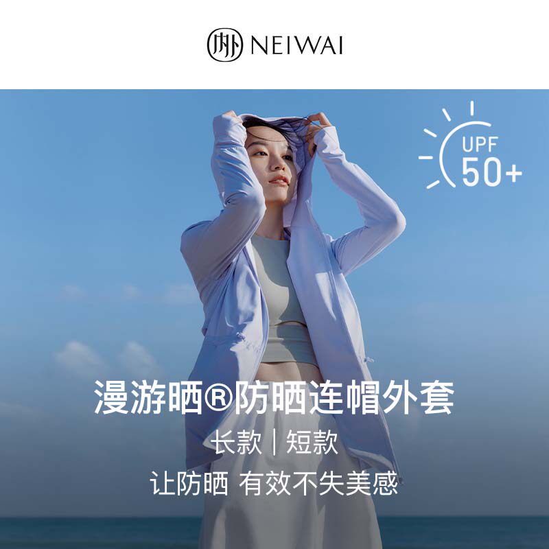 (88VIP exclusive) NEIWAI inside and outside roaming sun) Even hat sunscreen for women long section Short-proof anti-UV-Taobao
