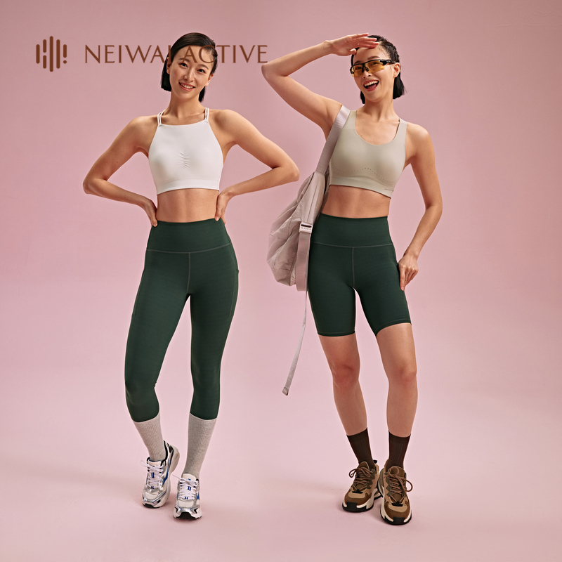 NEIWAI ACTIVE 9点式/4点式スポーツパンツ 中強度ポケット付き高伸縮性 NA241SS4203