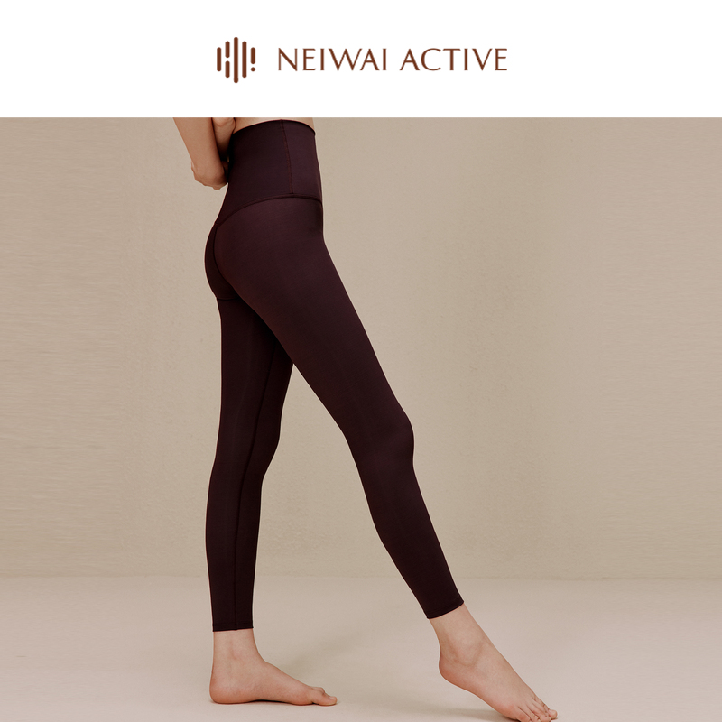 NEIWAI ACTIVE FITNESS PANTS 80% PANTS HIGH WAIST TIGHT Hygroscopic Perspiration Sports Yoga-Taobao