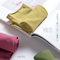 Passulan Hair Texture Matt Silk Socks Short Socks Sky Goose Suede Lady Midbarrel Heaps Hemming Autumn Socks