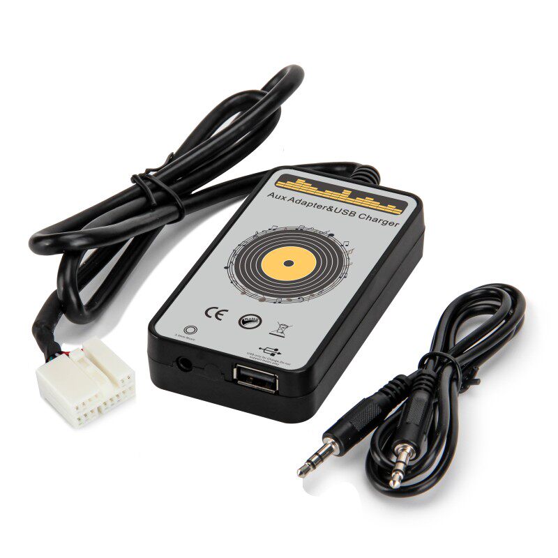 Suitable for Honda Civic CRV Odyssey AUX digital disc box USB charging audio cable car MP3 data cable