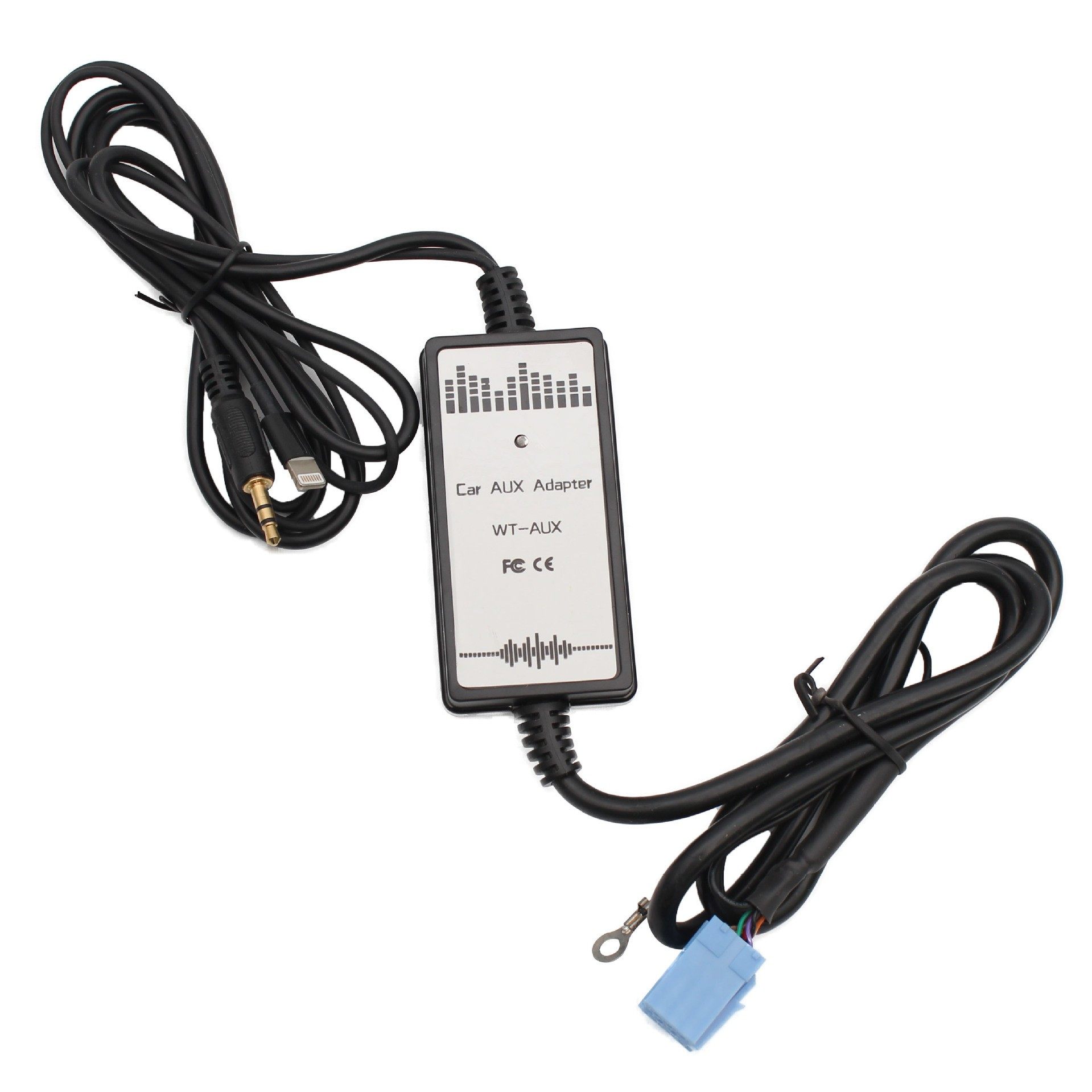 Suitable for Volkswagen Audi 8P iphone5 6 AUX data cable MP3 CD machine modified audio digital disc box