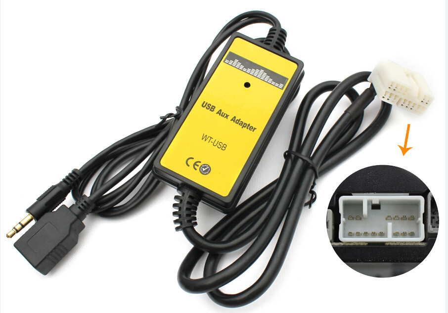 Suitable for Honda 2 4 USB Accord Civic Odyssey Honda Audio Cable Car MP3 Digital disc box