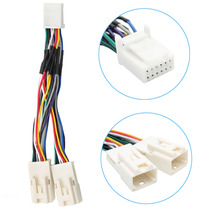  Suitable for Toyota 6 6 bifurcated connector adapter cable Audio digital box CD box bifurcated cable Audio auxiliary cable