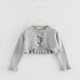 Spring and summer girls knitted cardigan princess shawl coat air-conditioning shirt small children's baby fungus edge sweater thin section