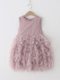 2022 summer new girls mesh dress vest skirt embroidered soft sleeveless skirt mesh princess dress pastoral