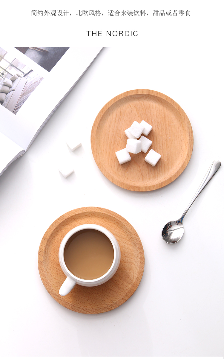 Nhật bản-phong cách vòng pallet gỗ hộ gia đình sáng tạo tấm gỗ món ăn bằng gỗ snack tấm ăn sáng đĩa trái cây snack tấm đĩa gỗ