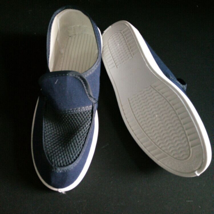 Factory Direct sales of anti-static canvas si yan xie pvc di wear-resistant anti-skid si kong xie dust-free clean si yan xie