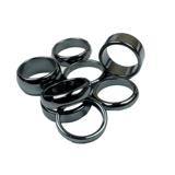 Портативное кольцо с камнем подходит для мужчин и женщин, черная подвеска, простой и элегантный дизайн