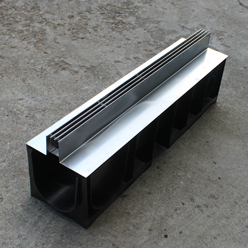 Finished resin drainage ditch U type groove Minggou floor drain drain sink well cover manufacturer direct