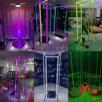 Bar light-up jumping stage point jumping platform door frame point stage LED point dance stick three-dimensional stainless steel frame stage