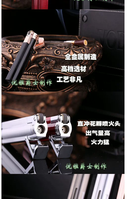 Áo lúa mì chính hãng Áo gió thẳng vào bánh xe nhẹ phần mỏng bơm hơi sáng tạo cố định dải lửa kim loại nhẹ hơn bật lửa dupont của pháp