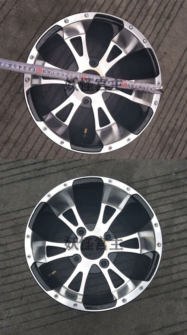 Xe mô tô bốn bánh kart xe mô tô phân khối lớn ATV 12 inch bánh xe nhôm lưỡi bánh xe vành bánh xe 235 * 30-12 bánh xe sirius