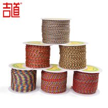 Jidao five-color line diy hand rope diamond rope colorful plus gold line Diamond Star Moon Bodhi hand chain line rope