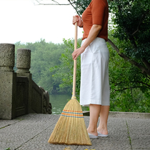 Outdoor sweeping yard broom home sweeping garden long handle big broom outdoor courtyard lawn leaves sweeping broom