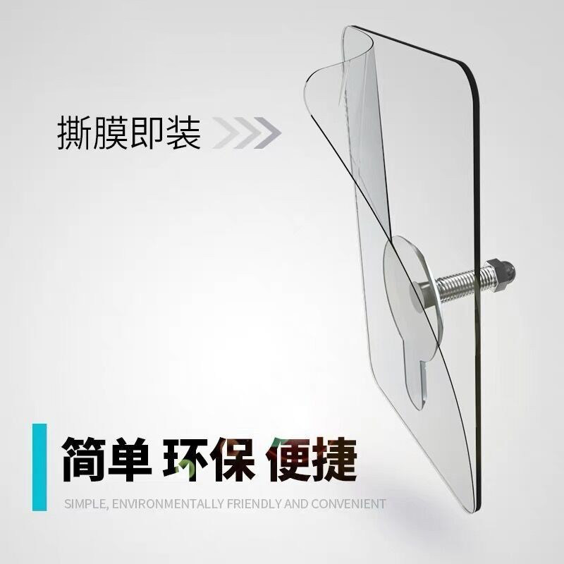 Tile glass marble wall clock with no punching and no trace paste hook wall nail-free invisible wall hanging