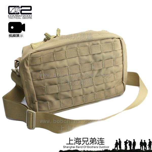 COMBAT2000 Molle IPAD Twin Shoulder Bag Cordura