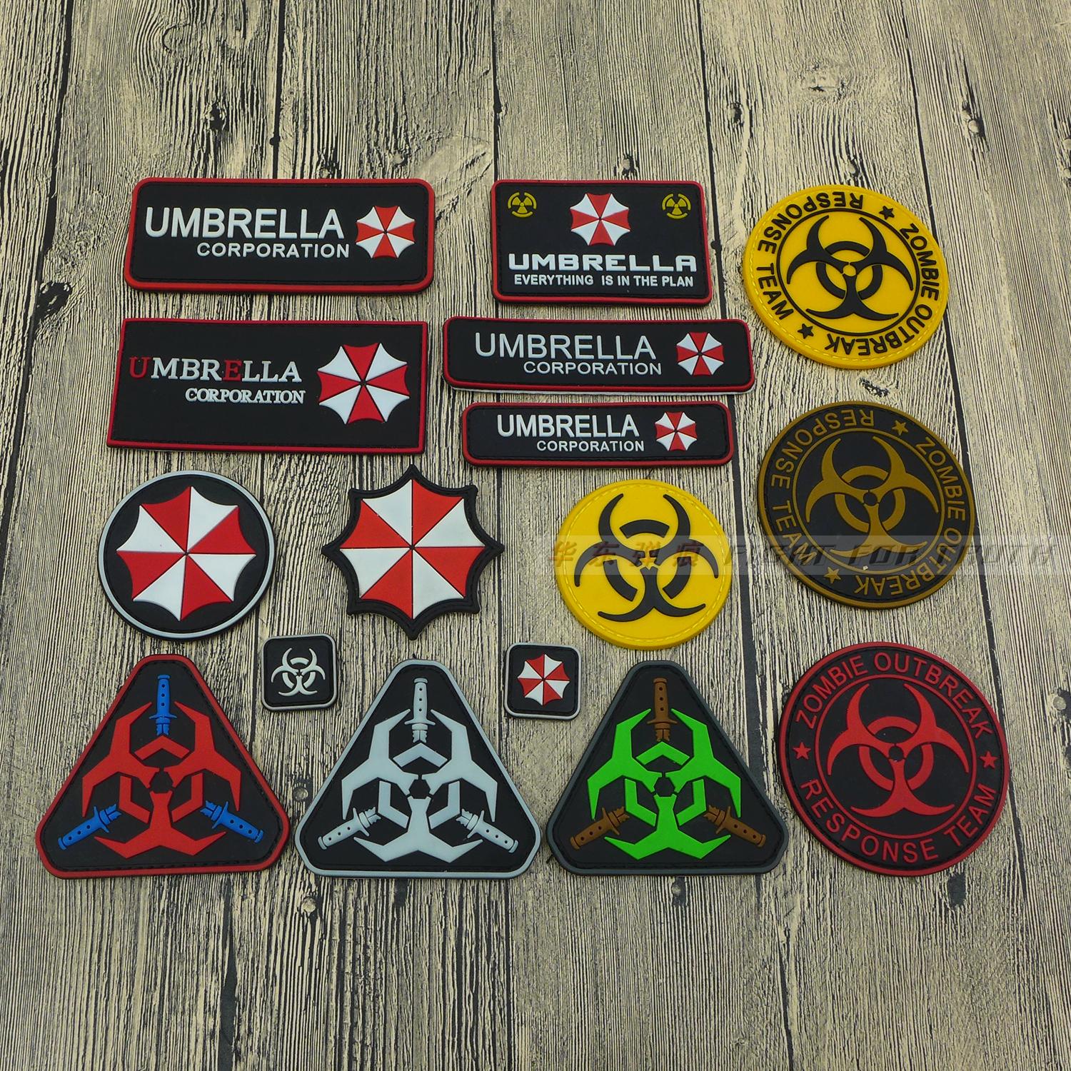 Biochemical Biochemical Crisis Protective Umbrella Suit Pvc Glue Badge Magic Sticker Arm Badge Shoulder Badge