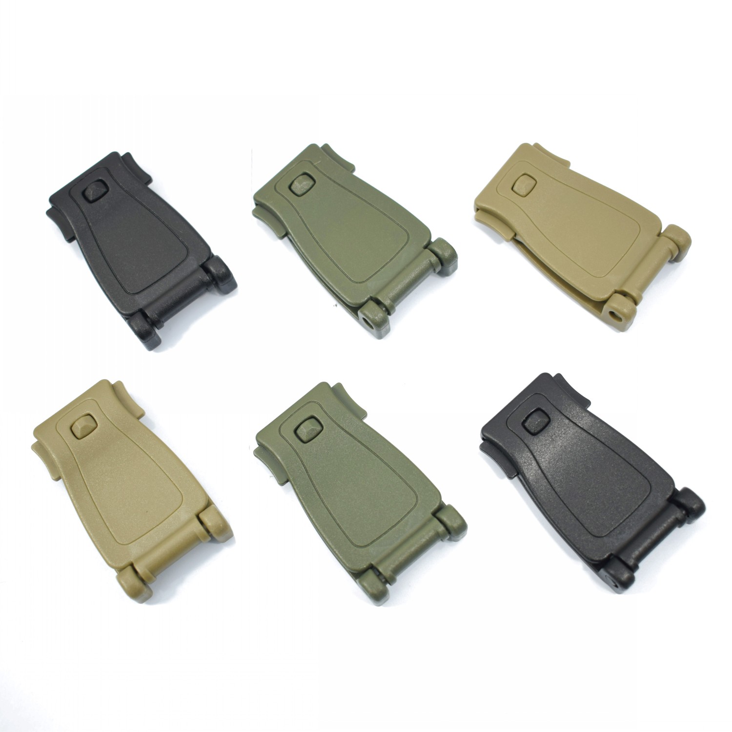 Webbing clip MOLLE SYSTEM ATTACHED Fixed Buckle Containing Buckle Molly Buttoned SHOULDER BAG FASTENER ACCESSORIES CLIP BUCKLE