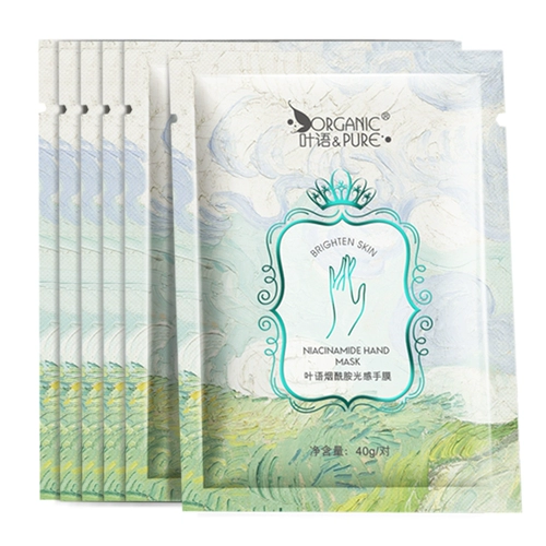 Маска для рук содержит никотиновую кислоту, отбеливающее увлажняющее масло для ног, увлажняющие перчатки, лечебный крем для рук для рук, против морщин