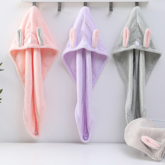 干发帽女超强吸水速干洗头包头巾擦头发毛巾2025新款双层加厚浴帽