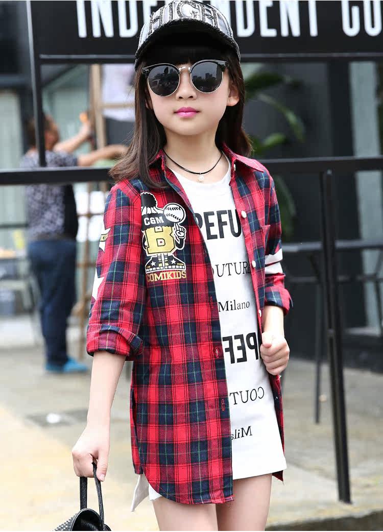 Chemise fille à manche longue - Ref 2086824 Image 11