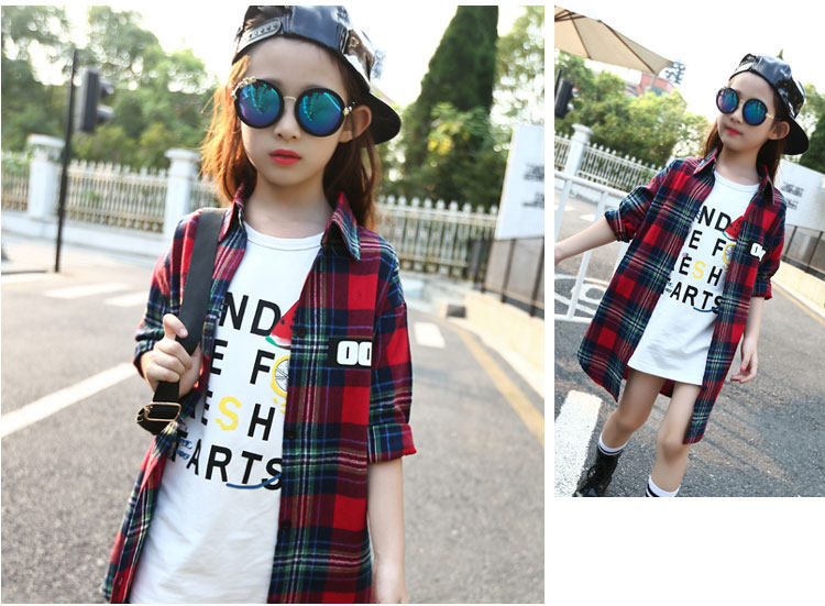 Chemise fille à manche longue - Ref 2084963 Image 14