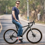 Шоссейный дорожный велосипед, металлический руль для взрослых, сверхлегкий гоночный автомобиль, алюминиевый сплав