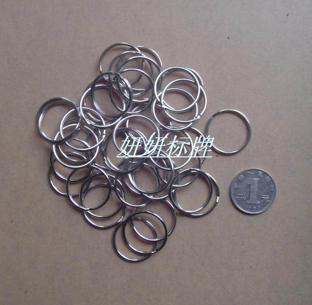 Key ring iron ring key ring number plate number plate accessories diameter 24MM