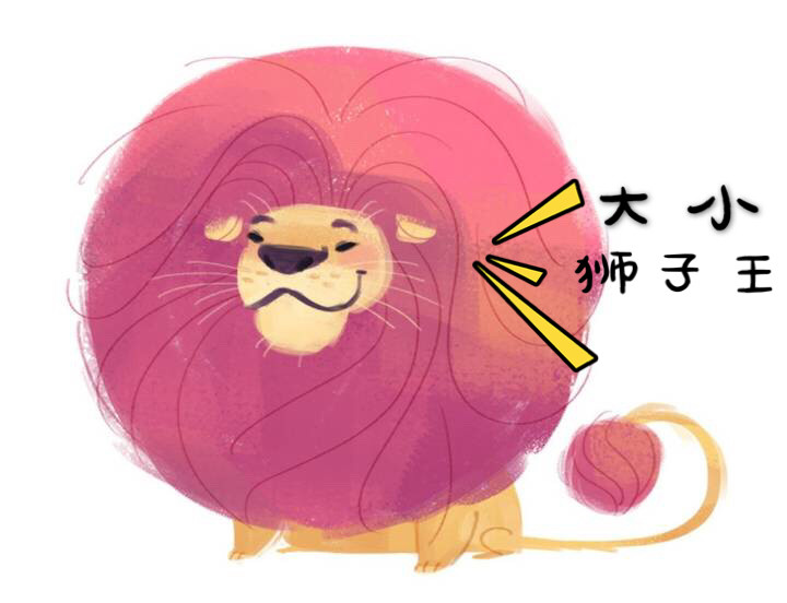 Japan lion size lion king to tease cream pair 14g 24g