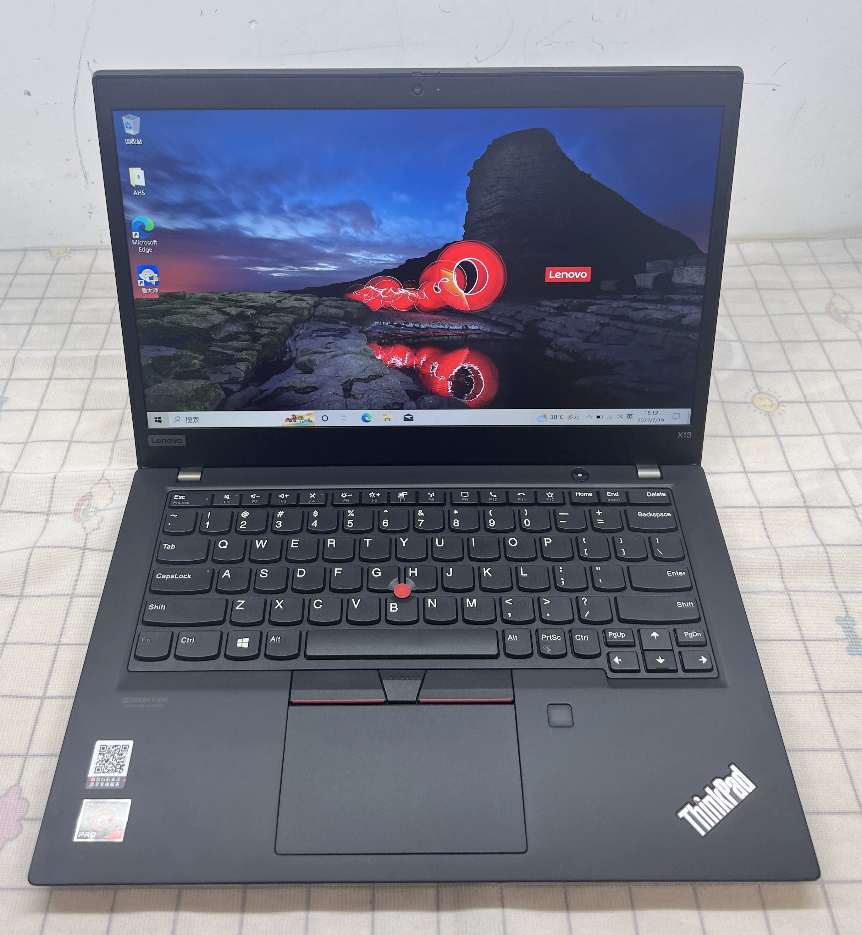 Lenovo, лёгкий и тонкий ноутбук для студентов, ThinkPad, X280, X390, Intel Core i7, Intel Core i5