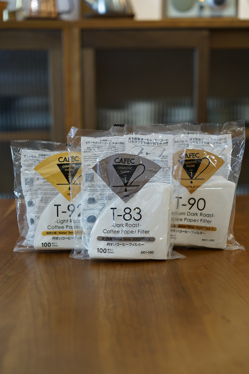 Player-specific Japanese Sanyo cafec different roasting degree hand-brewed coffee filter paper V60 cone 01