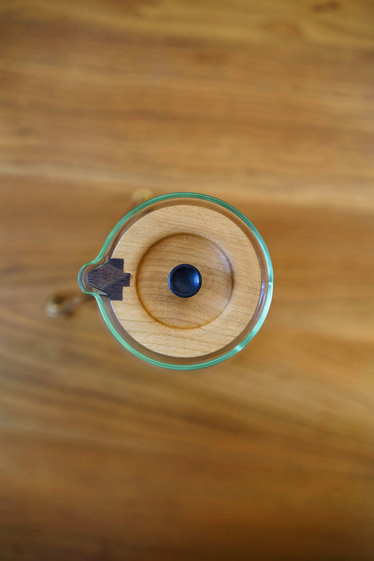 Original Design Chemex Coffee Pot Accessories Solid Wood Handmade Pot Lid Handle Mortise and Tenon Craftsmanship